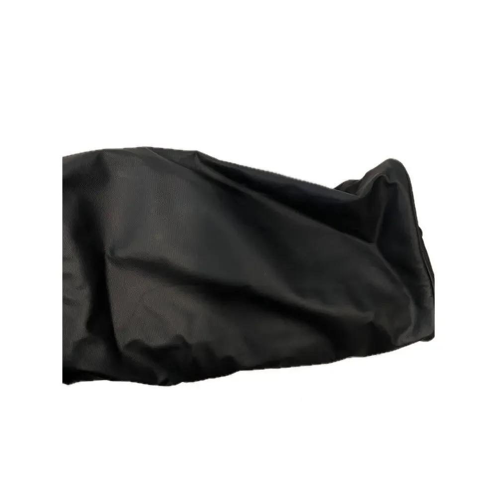Polyester Faux Leather Black Duffel Bag 18